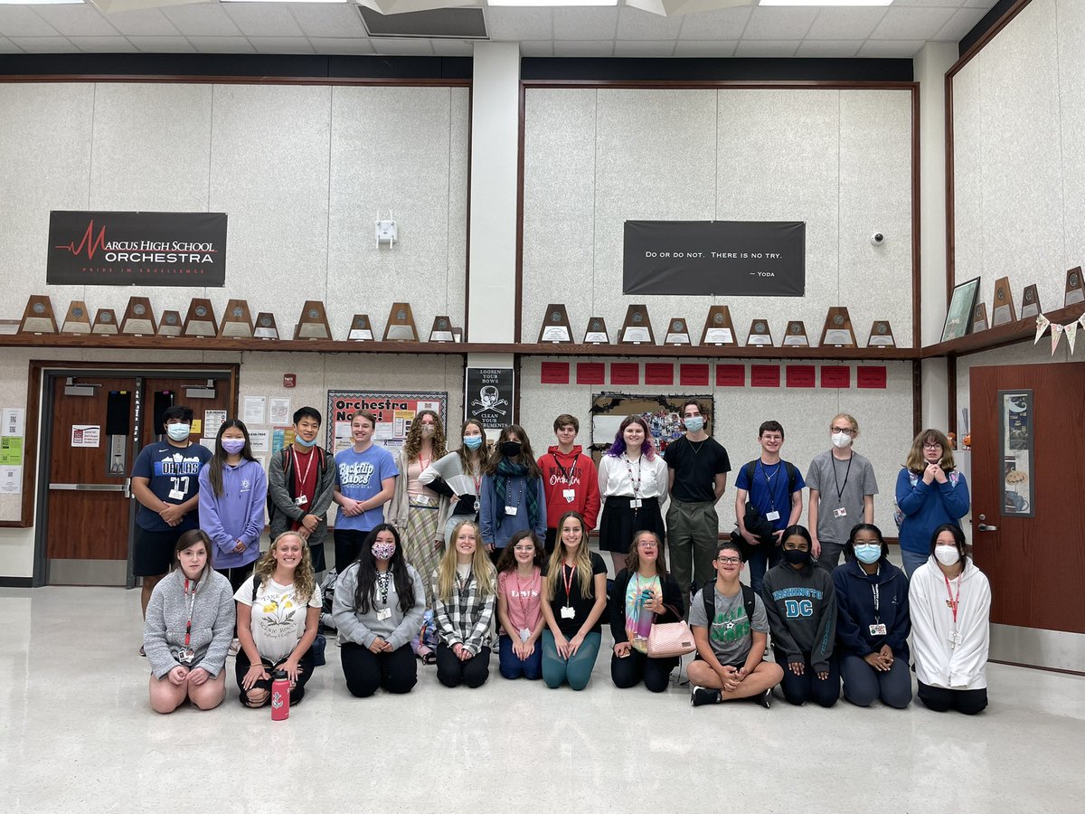 MsHardyParty's tweet photo. Got to stop by the @marcusorchestra United Sound rehearsal and catch up with some of the kiddos that helped start our inclusion journey at Downing. So proud of these kids. They are kind, compassionate, and make room for everyone! #allmeansall https://t.co/qb8iPCGp1P
