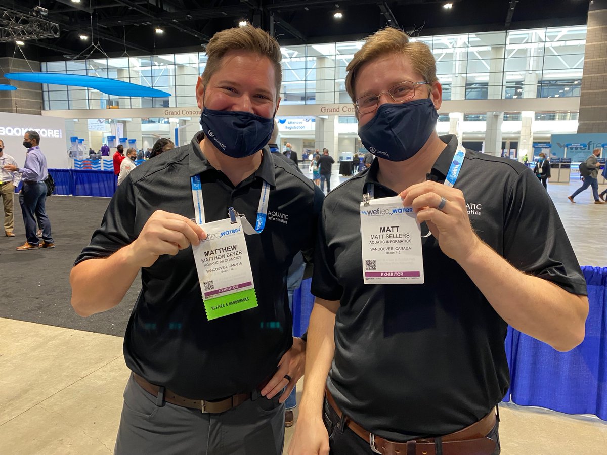 AquaInformatics's tweet image. If you&apos;re at #weftec2021, come visit us at the Aquatic Informatics Booth (#712) to learn about how you can do more with your water data!