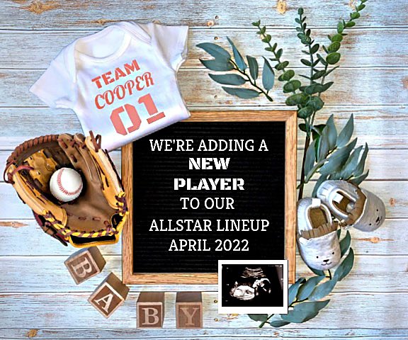 CoopaLoop1's tweet photo. Baby Coop coming April 2022 ❤️ #GirlDad https://t.co/gBmFWAqC3t