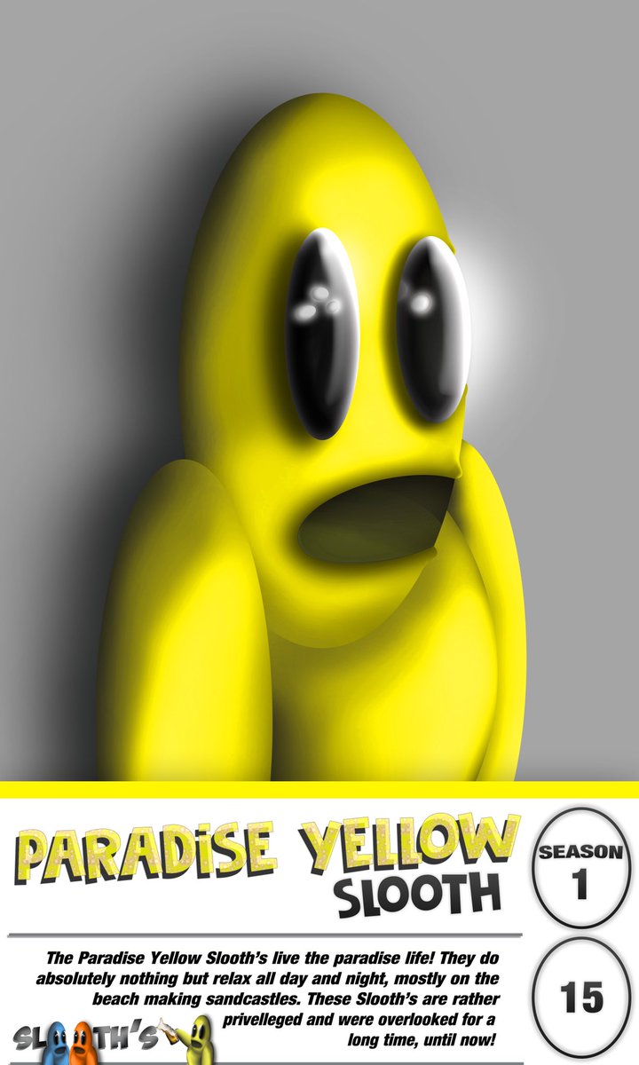 TheSlooths's tweet photo. “Paradise Yellow Slooth”🏝☀️ #Slooths #Sloothsofficial #NFT #NFTs #NFTCommunity #NFTdrop #NFTLAUNCH #NFTGiveaway #NFTGiveaways #nftcollector #nftart #nftcollectors #NFTcollectibles #NFTcollection https://t.co/Hu1Yy9FVEg