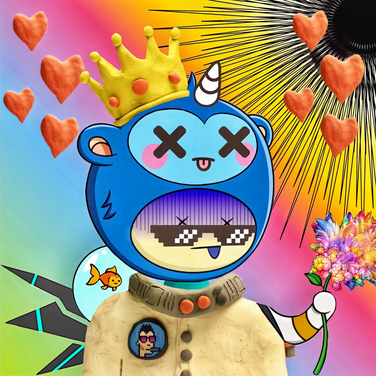 Real_Crypto_Kid's tweet photo. Another mashup of some #CNFT projects I really like long term:

@LunarsNFT x @YummiUniverse x @EntheosAi x @ThreadPunks x @TheRefreshCNFT x @The_ClayMates

If you own one of these projects post your favorite below ⬇️ https://t.co/XHnkCUrnnv