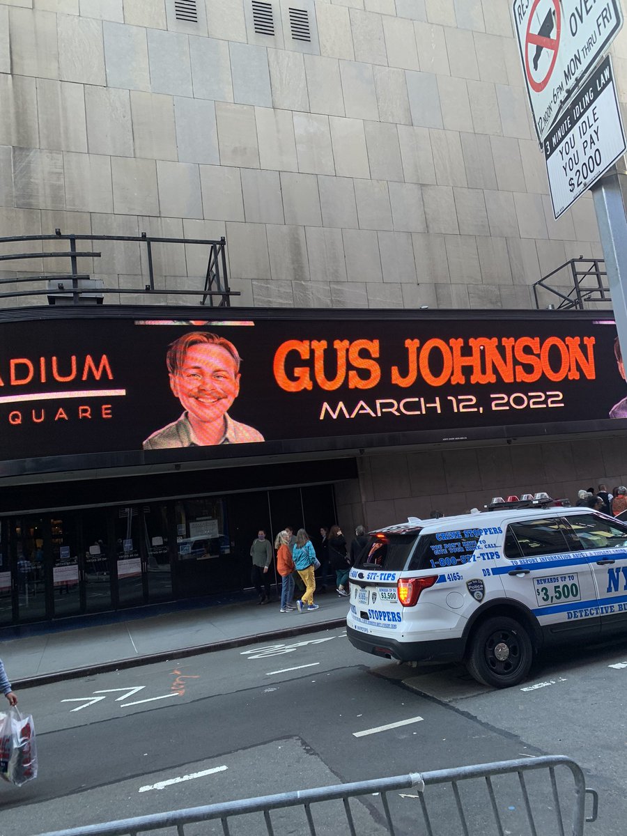 Well this was pretty cool to see at Times Square @Gusbuckets