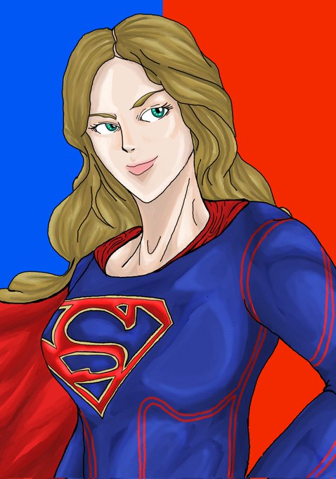 スーパーガールのtwitterイラスト検索結果