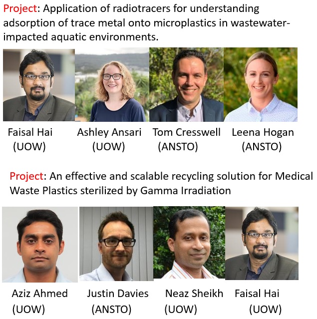 DrFaisalHai's tweet image. #Plastic pollution can worsen climate change. @uowresearch teams up with @ANSTO in 2 @ANSTO-@UOW grants to tackle two aspects of  multidimensional plastic problems. Led by @DrFaisalHai,@DrAshleyJAnsar1 and @Dr_Aziz_Ahmed #StrategicWaterInfrastructureLab #UOWGCCW 
@uoweis @GCCWeek