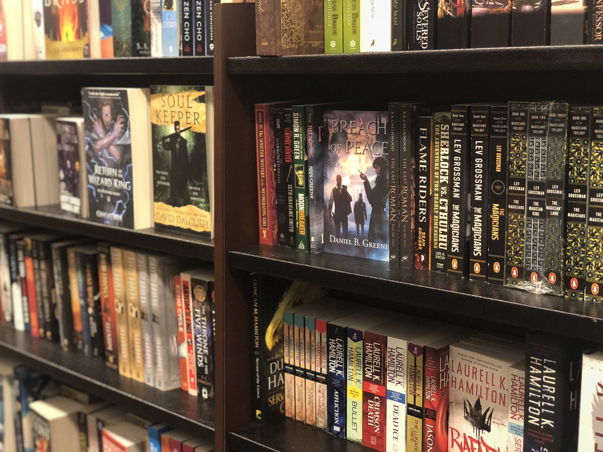 BNRoundRock's tweet photo. @DanielBGreene Just a snippet of the fantasy shelves…. https://t.co/drV2HF3CUY
