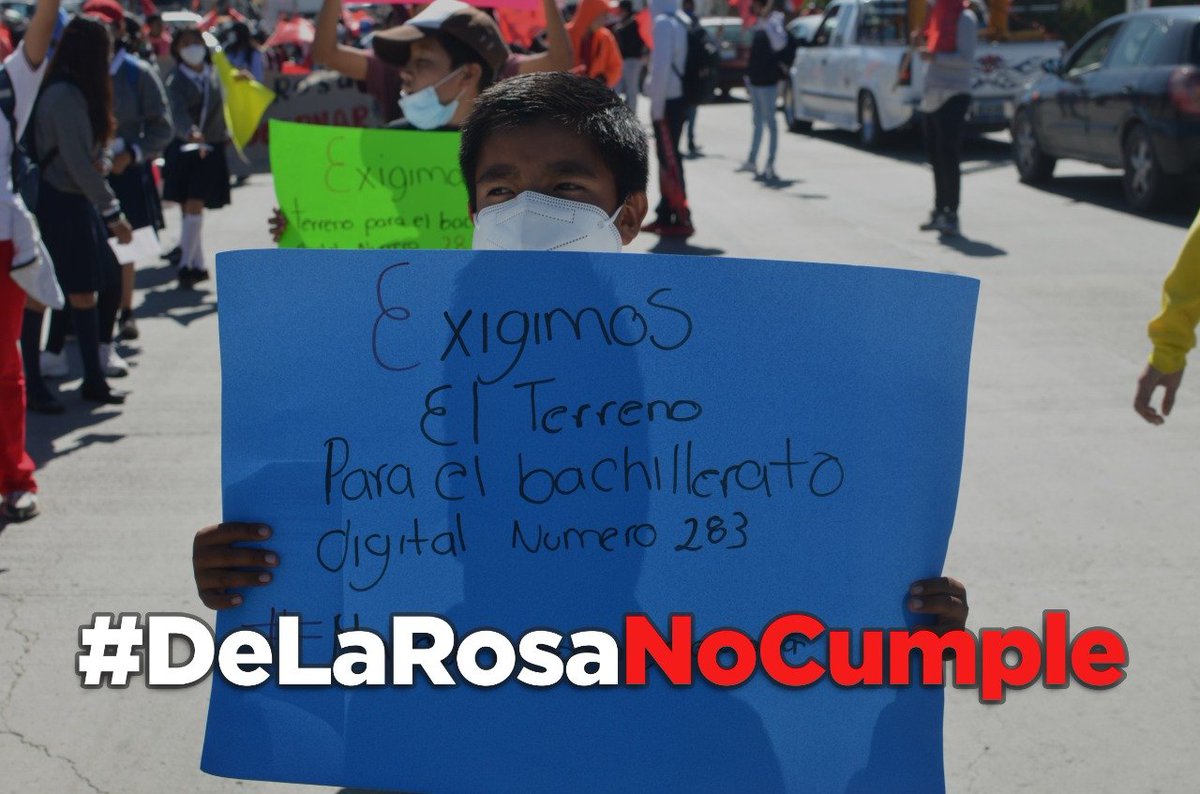 OscarGarMira's tweet photo. #DeLaRosaNoCumple
Exigimos el terreno para el Bachillerato Digital No 283 https://t.co/qcX0aiIgk7