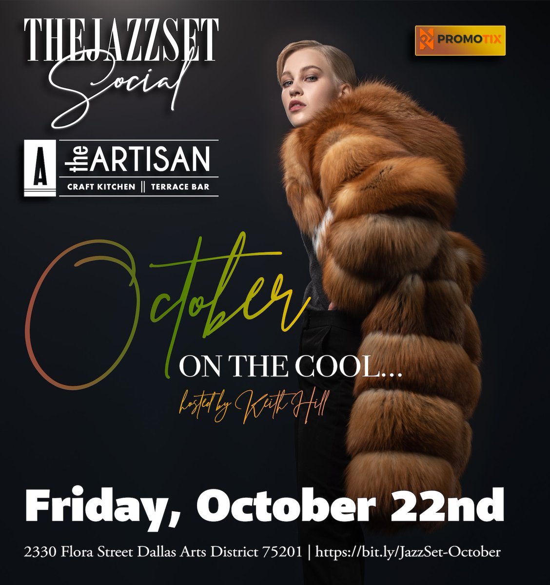 TasteTexasbyUJD's tweet image. The Jazz Set Social @Artisan_Dallas is all about October: On the Cool! Join us on the Terrace this Friday for the Afterwork Social. Great food, drink and Jazz programming @DalArtsDistrict Reserve Table/Tix at bit.ly/JazzSet-October

#DallasNews #TasteTexas