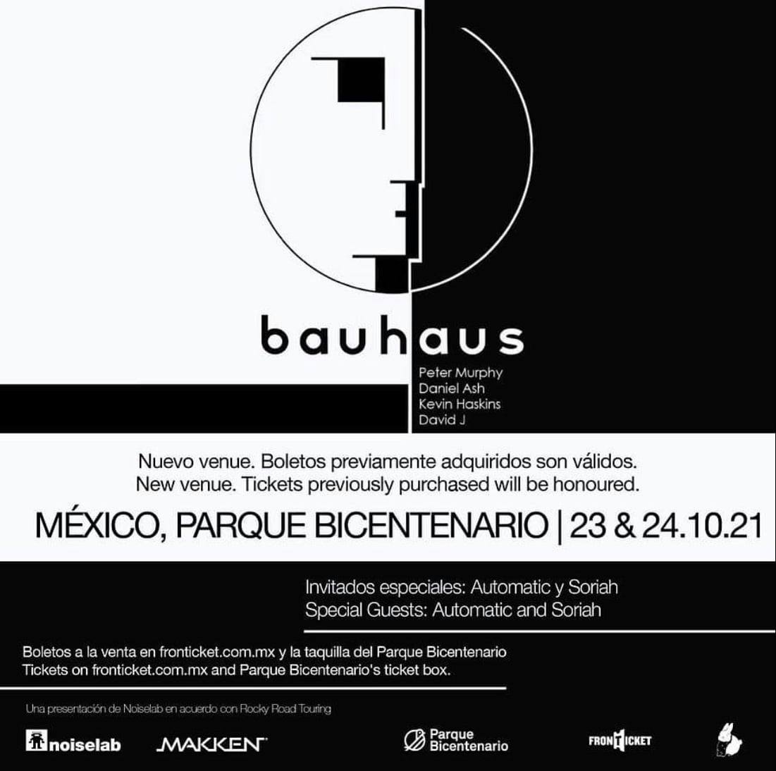 RevistaKuadro's tweet photo. 🚨 #RevistaKuadroMeLleva 🚨 

A disfrutar de #Bauhaus en el #ParqueBicentenario 🔥😵🤟🎶 cortesía de nuestros amigos de @noiselab, ¡participa por un pase doble!  

D I N A M I C A  1/2 

🔥 #RT
🔥 Follow en FB + IG
🔥 Pon de avatar, nuestra edición #38 https://t.co/xw75ztNRsc