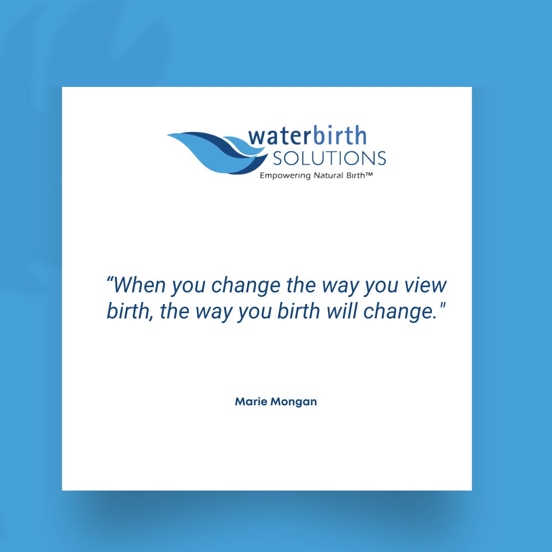 waterbirthsol's tweet photo. “When you change the way you view birth, the way you birth will change."

Marie Mongan

#pregnancy #doula #newborn #midwife #birthwithoutfear #waterbirthtips #birthpool #waterbirth #homebirth #positvebirthing https://t.co/ZMvIl12GRq