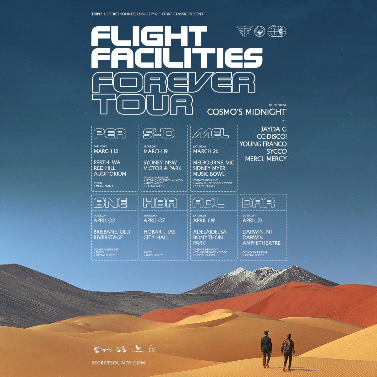 Oh my fkn gosh, I am so beyond excited to be joining @flightfac on their Forever Tour next year!! I really can not wait 🥰