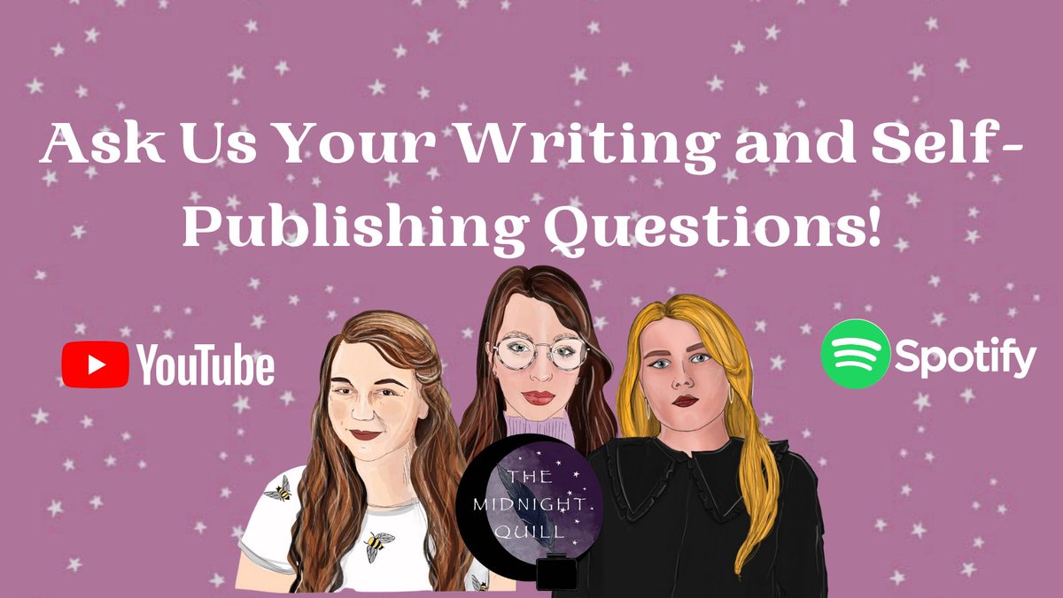 Last chance for your Q&amp;A qs about #writing &amp; #selfpublishing! We're recording tomorrow morning at 10am GMT! <a href="/tcemeryswriter/">T. C. Emerys - Writer and Ghostwriter</a> <a href="/sherlock_speare/">No longer on this hellscape.</a> &amp; <a href="/maisyosbon/">Maisy Osbon</a> will try to answer them all!
#Writers please give us a boost and RT? &lt;3
#authorsoftwitter #authors #writer #writingqanda
