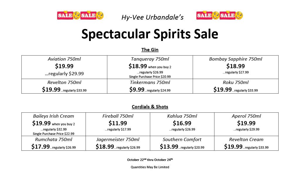 Murph_Andy's tweet photo. You had us at $19.99 for @MakersMark but the list goes on and on. Join us and @theliquorkingdm at the Urbandale @HyVee this Friday for the Spectacular Spirits Sale. #kxno https://t.co/k0PjW04fTJ