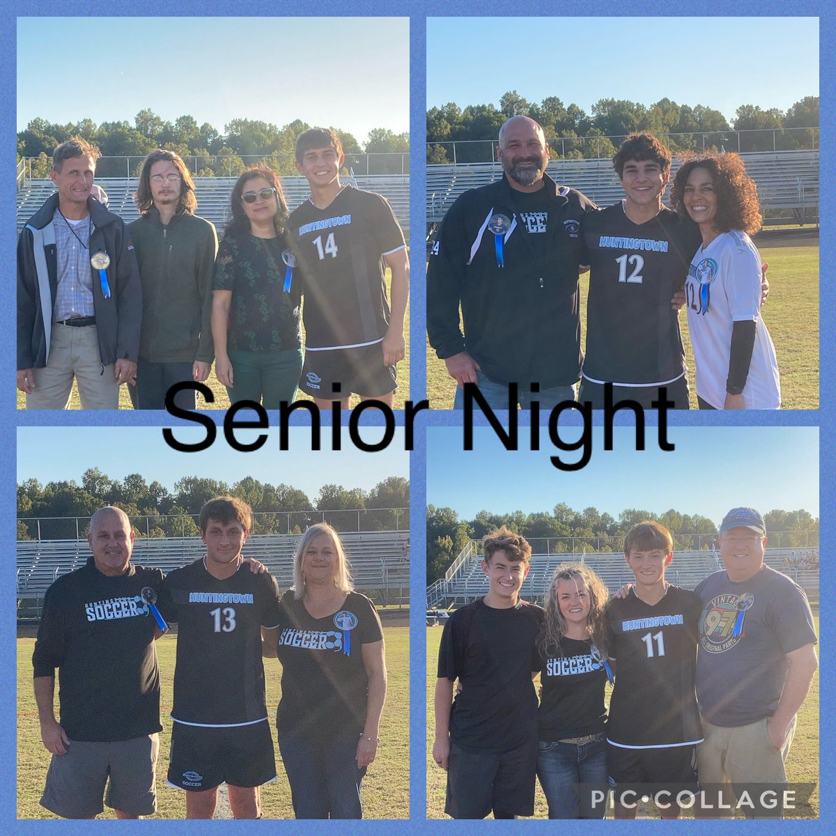 Boys Soccer Senior Night - Congratulations gentlemen and good luck! ⚽️ 🥅💙🤍🖤#CanePride #Classof2022