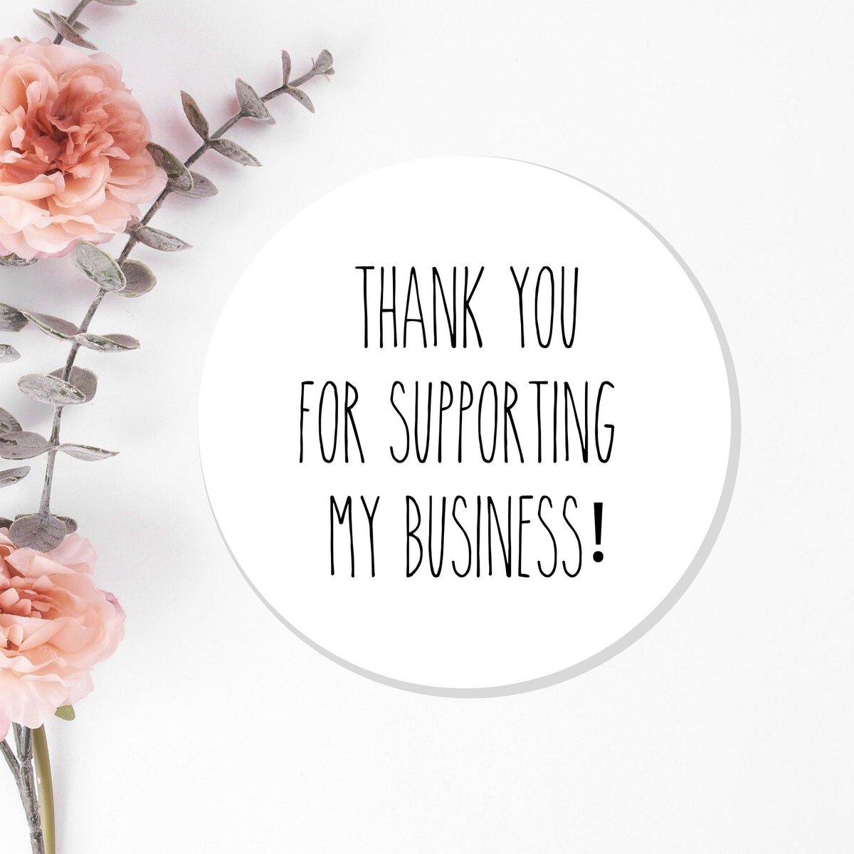 Heathershellos's tweet image. Excited to share this item from my #etsy shop: Thank You for Supporting My Business - Thank You for Your Order Stickers - Thank You Business Stickers - Packaging Labels etsy.me/3vtZxKT