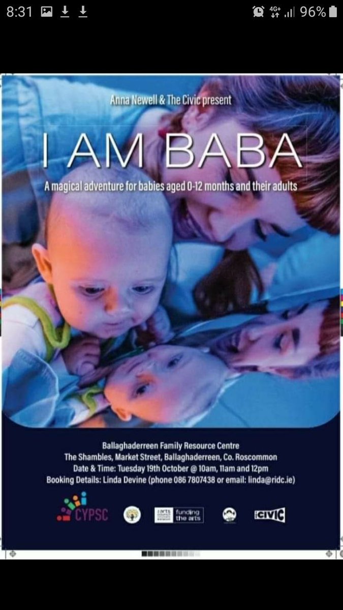 We had the loveliest day today with all the Mammies and their adorable babies as they watched the stunning I AM BABA,  A magical adventure that comprised of gorgeous live harmonious singing and playful objects.
The babies were amazed by the performance.