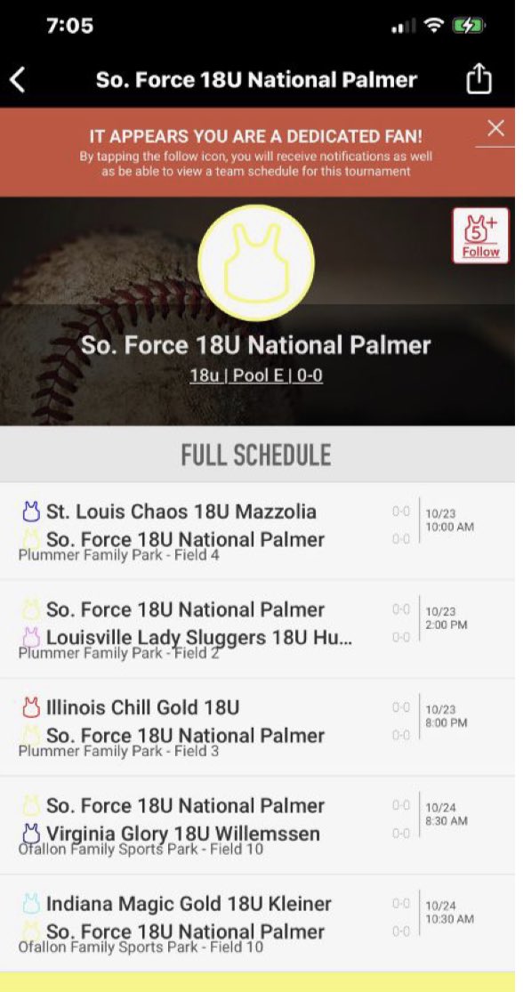 Southern Force hits the road this weekend at the Demarini Showcase in Ofallon Illinois.  We have a very challenging schedule and look forward to playing these teams.  Hope to see you there !