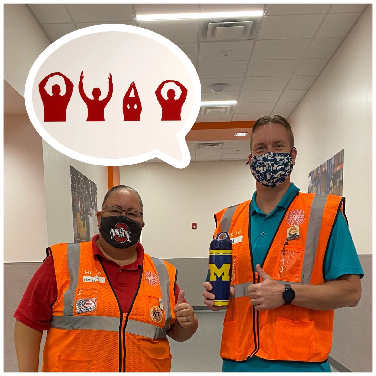 Jim and I are getting ready for Nov 27th! #GameDay #O-H-I-O