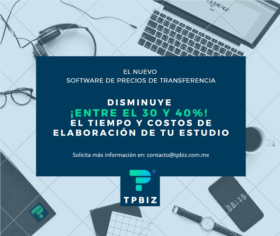 tpbizsoftware's tweet photo. ¿En tu despacho fiscal-contable realizan estudios de precios de transferencia o les gustaría integrarlo a su oferta? 
Ya está en el mercado el nuevo software TPBIZ, para elaborar estudios de precios de transferencia y benchmark. ¡Conócelo! 👩‍💻

WhatsApp: 55 19655682 https://t.co/Zvw7Y5iY3i