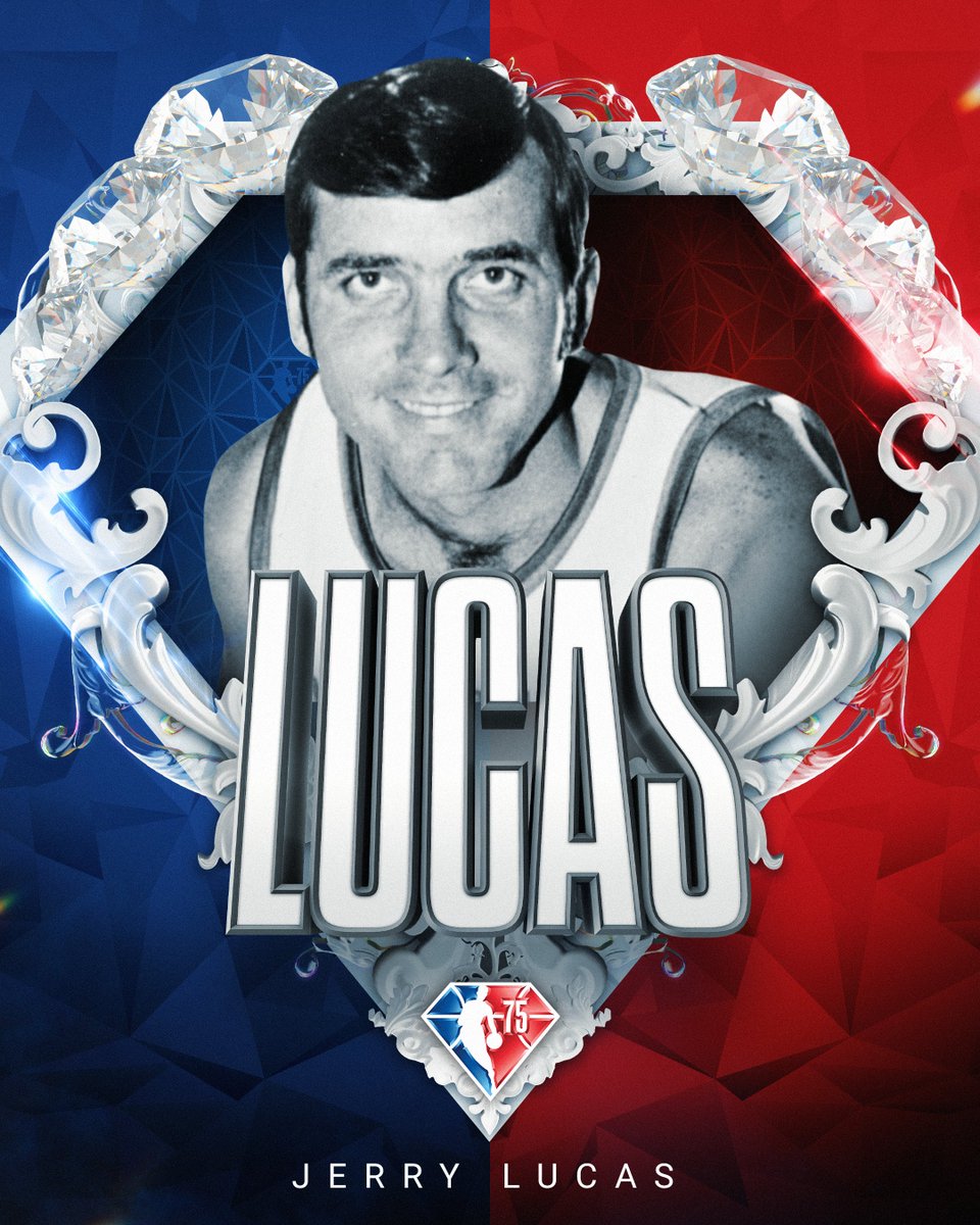 Selected to the NBA's 75th Anniversary Team... Jerry Lucas! #NBA75