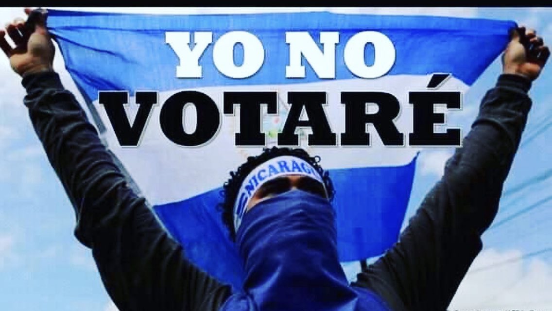 PLCMiamiUSA's tweet photo. #PLCMiami
VOTAR ES ACEPTAR QUE HAY DEMOCRACIA! 
El 7 de noviembre no habrán elecciones, habrán votaciones para prolongar la dictadura y premiar a sus adefesios. #SinCondicionesNoHayElecciones #YoNoVoto #NoHayPorQuienVotar #NoTodosSomosZancudos #YoNoVotoEnDictadura #SOSNicaragua https://t.co/MQG2FI1BuP