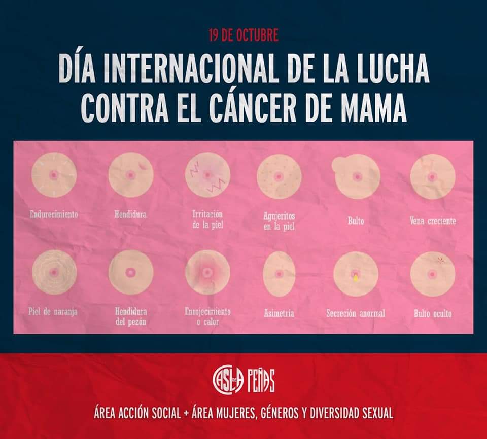 CuervosFrancia's tweet photo. Se conmemora este día con el objetivo de concientizar y promover que más personas accedan a controles, diagnósticos y tratamientos oportunos y efectivos.

Es importante aprender a autoexaminarte. Compartimos las indicaciones en imagenes.

#MasQue90Minutos
#AreaMGYD 
#OctubreRosa https://t.co/3fiWBgPJs9