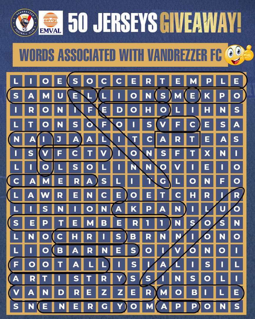 vandrezzerfc_'s tweet photo. Hello Fam,
We penned TWENTY FIVE words associated with VFC in our last giveaway task (crossword puzzle).
Additional word *VFCTV*
No answer was precise enough, but these close answers were randomly selected.
Congrats guys๐๐พ
#VFC #EMVAL #VFCat2 #VFCAnniversaryGiveaway https://t.co/QAu7q9HttP