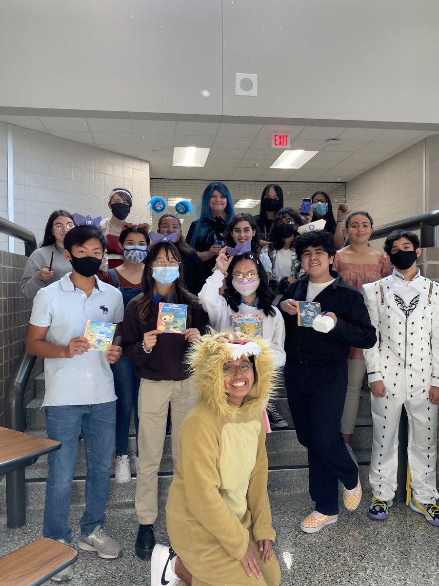 It was a fun Teentober day of character dress up! My students were confused at first they thought they had a substitute with blue hair! It was fun to share my character with them! 📚💚<a href="/librarianfitz/">Mrs. Fitz the librarian</a> <a href="/MCHS_Rams/">RamNation</a> <a href="/RamStuCo/">MCHS StuCo</a> #ramsela