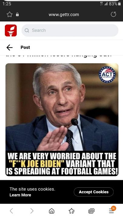 I bet Mr lawn gnome is.
Lets go Brandon