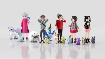 Presale Pokemon Scale World Galar Bede & Hatenna & Hattrem ＆ Hatterene 1/20 NEW