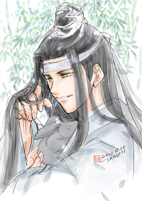 おはようございます。
【魏嬰、キミが探しているのはこの仔かい?】
#忘羨 #魔道祖師 #陳情令 #마도조사  #mdzs 