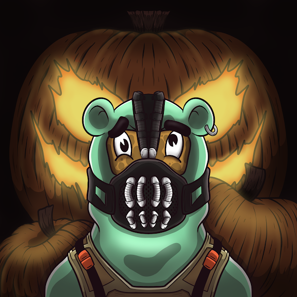 BuzzedBears's tweet photo. Halloween is 2 weeks away! 🎃

Our next #NFTGiveaway from @BuzzedBears includes this fresh mint bear + 1 deriv (by the talented @SaurfengNFT) 

Winning this bear means you get 1 vote in our DAO

Roll up in our Discord to enter https://t.co/LqFSXKPAC5

Good luck to the winner 🐻 https://t.co/iFH0VNVmYa