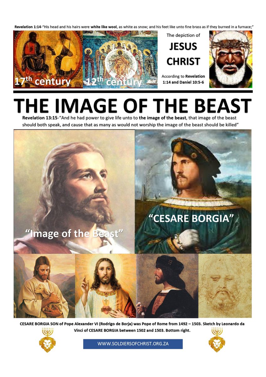 MaccabeusI's tweet photo. @ChristianMoti19 @cipherEquality Jesus is a black man according to the Bible. Rev 1:14-15 and Daniel 10:5-6. https://t.co/MAwclHj3T5