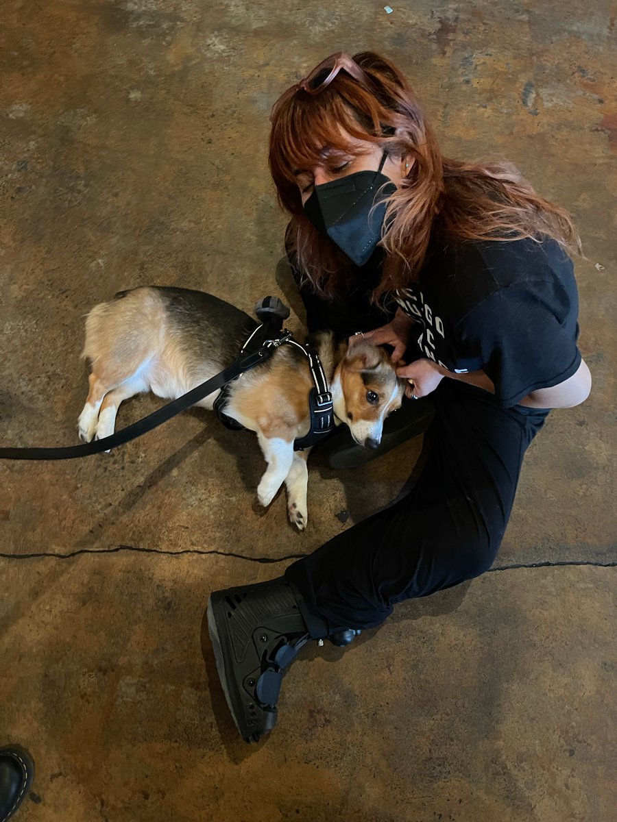punkrockmilo's tweet photo. protecting the good @mannequinpussy foot 🥺 https://t.co/g5gwf3Sq0J