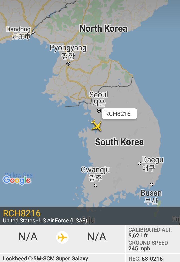 Oceanworldfree's tweet photo. 🇺🇲USAF RCH8216 68-0216 #AE051D

#Pyeongtaek
#평택시
#平澤

Lockheed C-5M Super Galaxy https://t.co/RfYSKHZ2Hj
