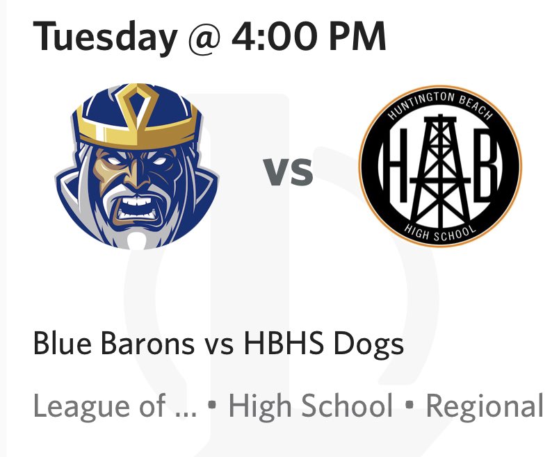 mrlavrovsclass's tweet photo. FVHS Blue Barons vs HBHS Dogs streaming now https://t.co/nnRNoEXmTy
@BaronNews @paullopez63 @FVHSbarons @FVHS_Athletics https://t.co/3vRaegMwcC
