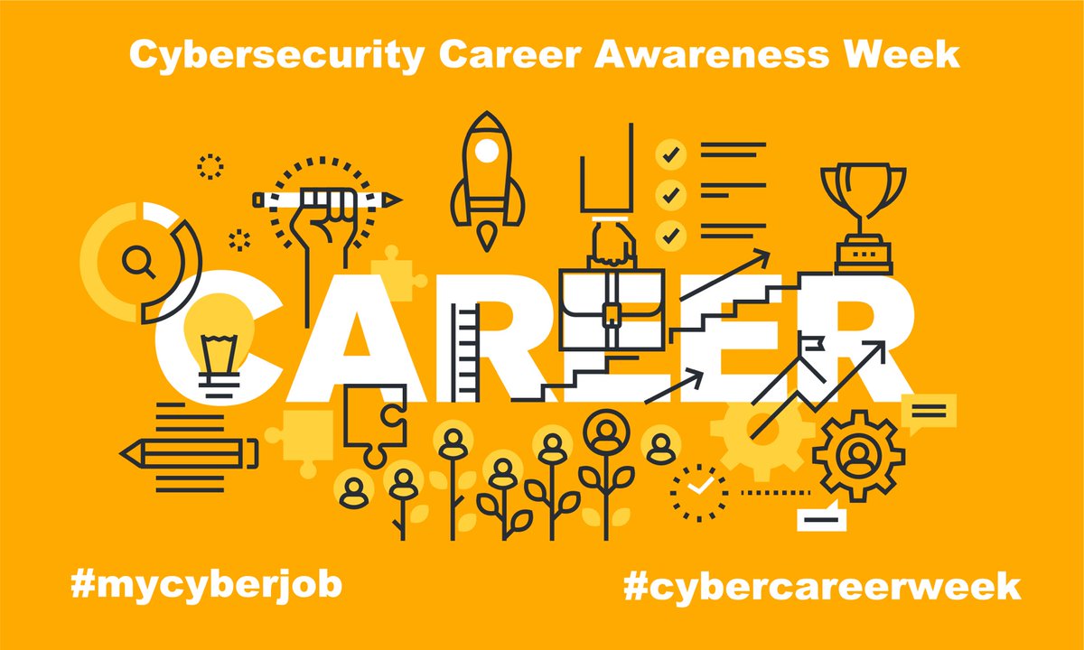NCCUETAC's tweet photo. This week is all about #CyberCareerAwareness. We’re supporting #cybercareerweek. Join us as we promote careers in cybersecurity. Visit https://t.co/GgIjwBAzJy to learn more. 

#nccu #mycybercareerweek  #mycyberjob #itssecurity 
#cybersecurityawareness #cybersecurity https://t.co/ZHtTG60K6l