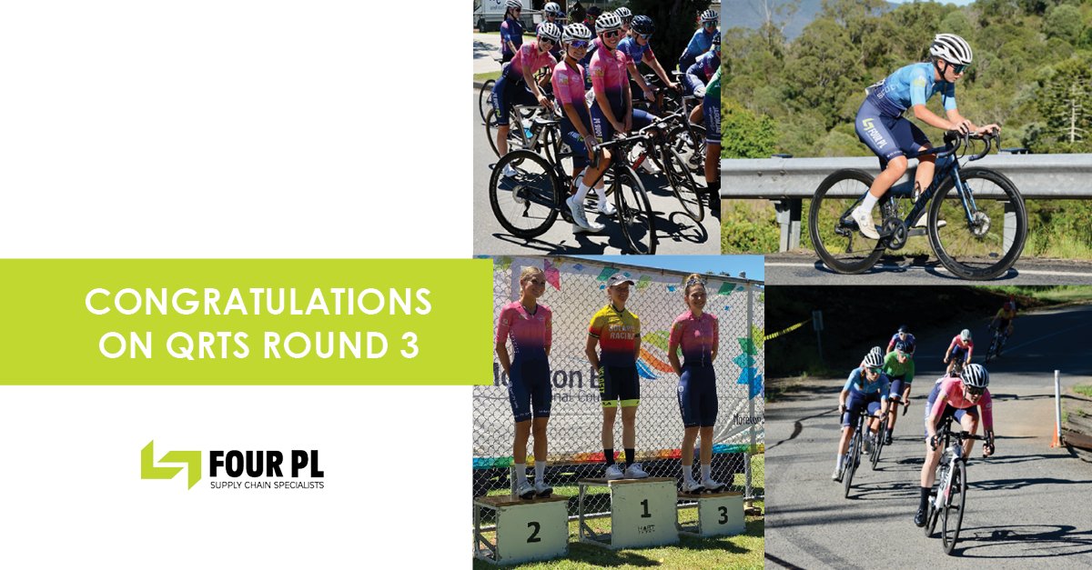 FourPL's tweet photo. Congratulations to the Women's Racing Project team who did a great job at the Queensland Road Team Series (QRTS) Round 3 on the weekend

#FourPL #DiversityinSport #WRP https://t.co/yJpvyi4SS4