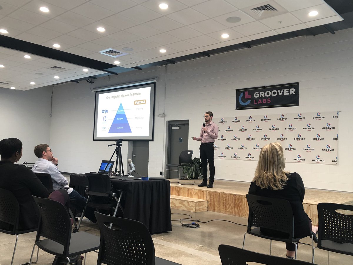 nxtusio's tweet photo. Crypto and wine! Two pitches for the @AVPICT angel investors today at monthly member meeting included #ICTstartups @jennydawncellar and @voltage_cloud. Proud to have you here! Thanks @FoulstonSiefkin + KSHD for sponsoring https://t.co/ayd4xh1UtL