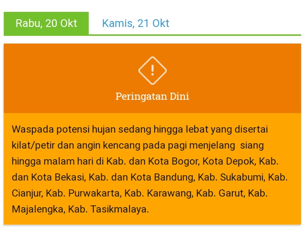 satriobudi's tweet photo. yu wargi bandung tetap siaga akan potensi bencana hidrometeorologi ini, hati hati terhapan bencana seperti banjir, longsor, angin kencang, dan pohon tumbang ya 🙏 -sumber bmkg.go.id- @infoBMKG @BPBDKabBandung @BPBDJabar https://t.co/2p5TYY2xWw