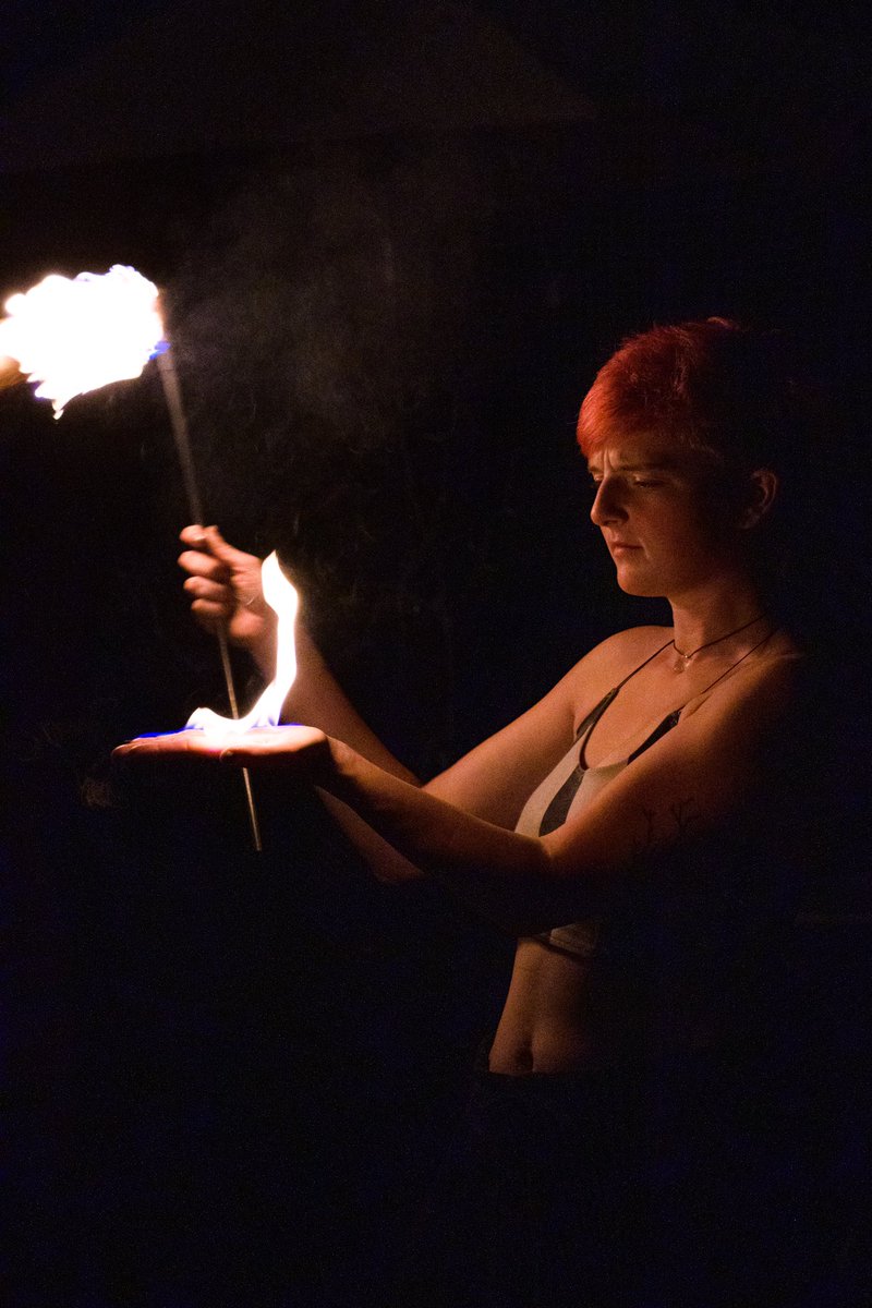 Ash_PhotoPro's tweet photo. When you’re friends with a literal fire fairy. https://t.co/jSHj9mypZ7
