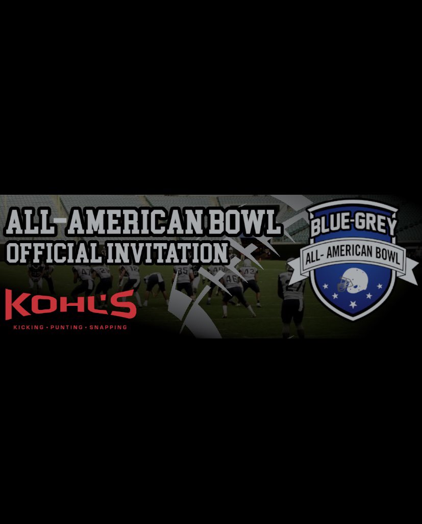Josh_Br0wn12's tweet photo. Blessed and honored to be invited to play in the Blue-Grey All American Bowl!! @CoachMendoza13 @CoachTonyBugeja @EraPrep @larryblustein https://t.co/KoQ74OsX1z