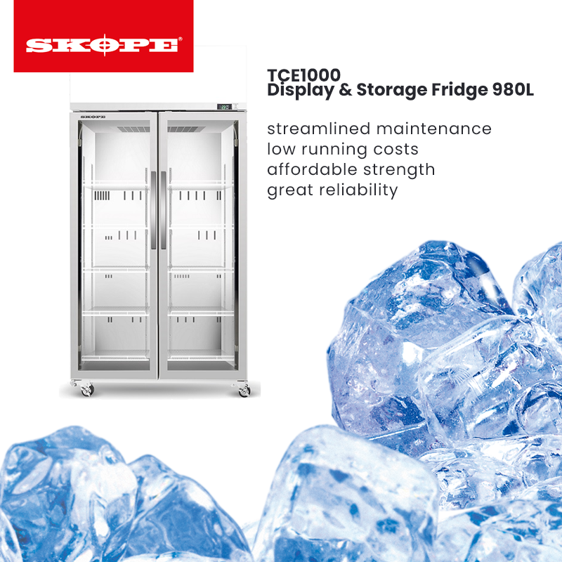 With summer approaching, check that your display fridge is still cool, secure and economic to operate. If it doesn't, the Skope TCE1000 is a great piece of machine that offers streamlined maintenance, low running costs, affordable strength &amp; reliability.

hospitalitysuperstore.com.au/skope-tce1000-…