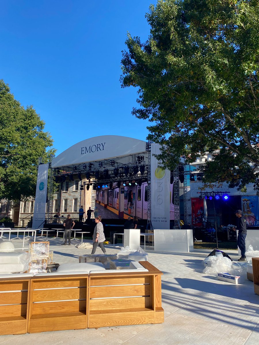 careyjans's tweet photo. The #Emory2O36 kickoff is taking shape! Excited to be a part of this event and chat about all the great things happening at @WinshipAtEmory with @RamalingamMD over the next few days! #shapecures #inspirehope #2O36 https://t.co/g8oiVwUtYy