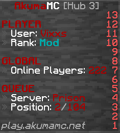 Mod <a href="/AkumaMCNet/">MeedMC</a> huge thanks to everyone supporting me on the way! <a href="/WizzzFTW/">Wizz</a> <a href="/Paidhack01/">Paidhack</a>  <a href="/Phos42789368/">Phos</a> <a href="/DoctorPuppy05/">DoctorPuppy</a> @lefw_ lets see what more is in the store while staffing at akuma! IP: AkumaMC.net
