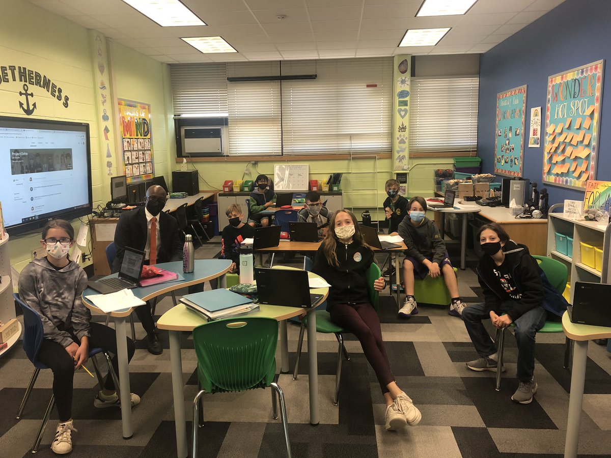 mrsrutigliano9e's tweet photo. BIG thank you to Mr. McPherson, @MissRinck, and Ms. B for allowing us to interview you as we begin imagining and researching our Solve for Tomorrow project! #ProjectExtra #SolutionaryThinking @School9E https://t.co/Mn5UYu6X1a