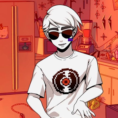 ArcadegenderOTD's tweet photo. Todays second Arcadegender is Dave Strider from Homestuck! He is arcadegender (hc) and uses he/him pronouns! (canon) https://t.co/tO8QLxRtyD