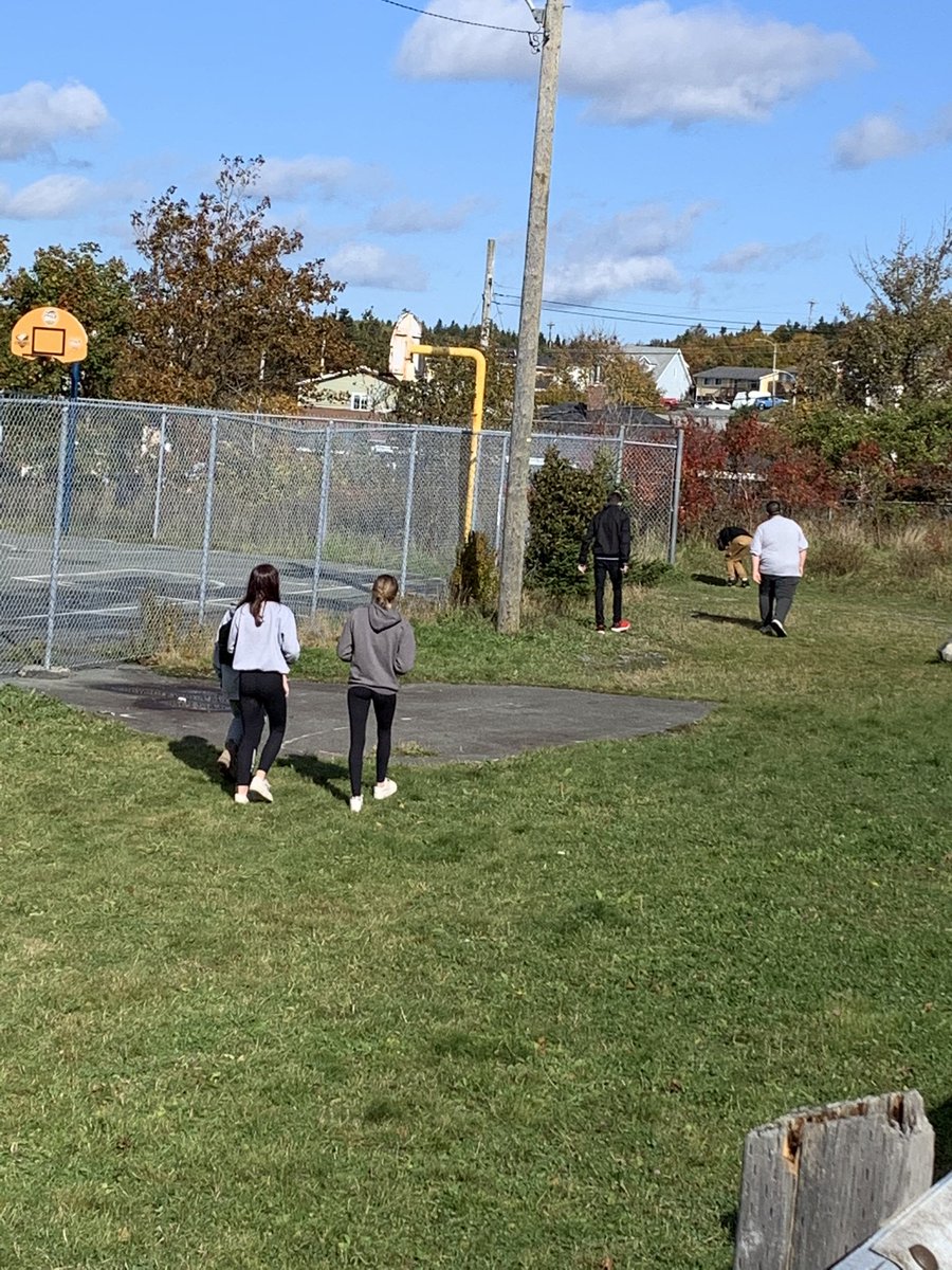 Step Out for 15 on this beauty of a day with my #grade9’s <a href="/sjboscoschool/">sjboscoschool</a> ! <a href="/activebayman/">Corey Samson</a> <a href="/NLESDCA/">NLESD</a>