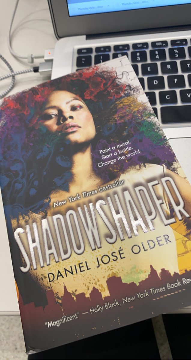 Cheyenne20512's tweet photo. On pages 280-281 we see sierra shadowshape. The book mentions "become one" with the spirits. I think this scene really show's how far Sierra has come in her shadow shaping and really embracing her power/family legacy. #engl20512 https://t.co/c56HMvAEWu