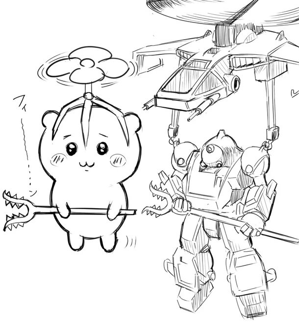 🚁 #ちいかわファンアート 