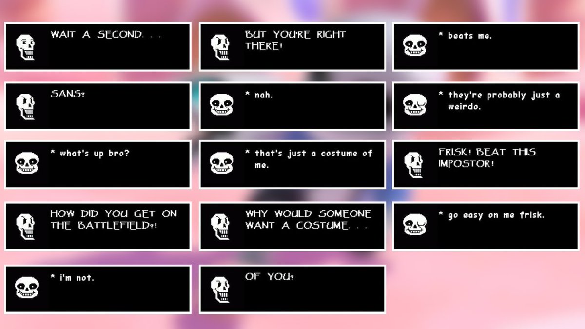 ProtendoYT's tweet image. If you’re wondering what kind of progress I’ve made on the Frisk for Smash video, I’ve started writing dialogue for EVERY character as a part of a Palutena's Guidance-ish CALL feature.
Needless to say, this has ended up being much more complex than I initially anticipated